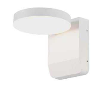 LED Solution Bílé fasádní LED svítidlo kulaté 17W IP65 Barva světla: Teplá bílá 2950