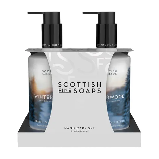 Scottish Fine Soaps Winterwood Sada péče o ruce a tělo 2x300 ml
