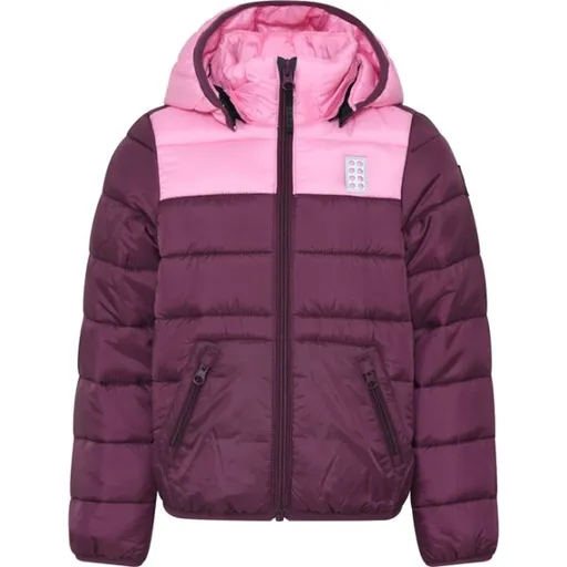 LEGO® kidswear LWJESSE 602 Dívčí bunda, vínová, velikost