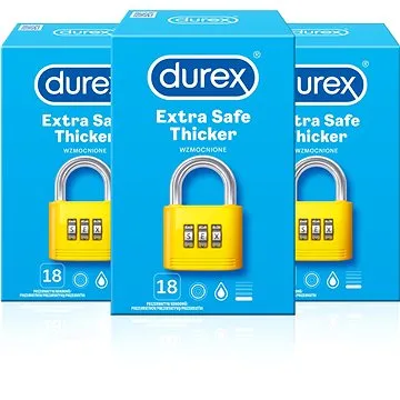 DUREX Extra Safe Pack 3 × 18 ks (5997321774817)