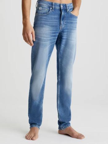 Calvin Klein pánské modré džíny SLIM TAPER - 33/32 (1A4)