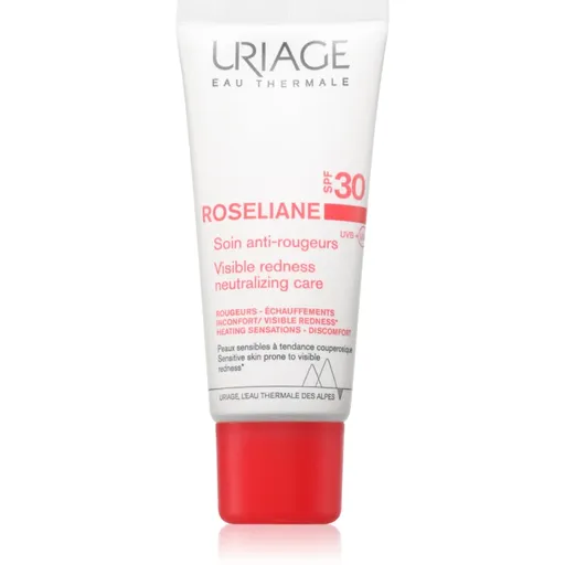 Uriage Roseliane Visible Redness-Neutralizing Care SPF30 lehký zklidňující krém proti začervenání pleti SPF 30 40 ml