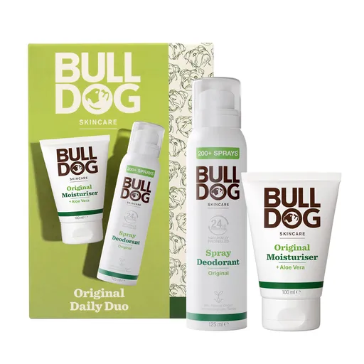 Bulldog Dárková sada Original Daily Duo Deodorant Spray and Moisturizer
