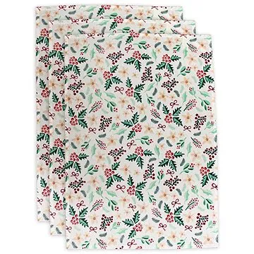 Home Elements Sada 3 utěrek, Cesmína (8595556484180)