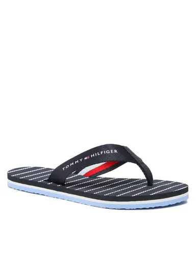 Tommy Hilfiger dámské modré žabky FW0FW07142 37