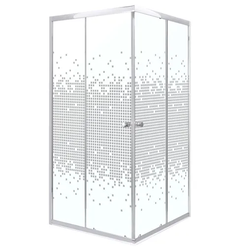 KERRA Sprchový kout Bílý Pixel SQ 80 (bez vaničky) 5907548118325