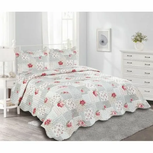 Přehoz na postel Patchwork Idea, 230 x 250 cm, 2 ks 50 x 70 cm, 230 x 250 cm