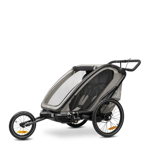 Hauck Bike N Walk Duo cyklovozík 3v1 light grey