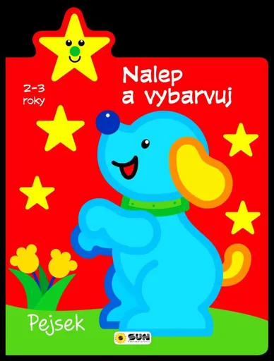 Nalep a vybarvuj - Pejsek- 2-3 roky