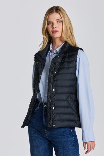 VESTA GANT LIGHT DOWN GILET BLACK