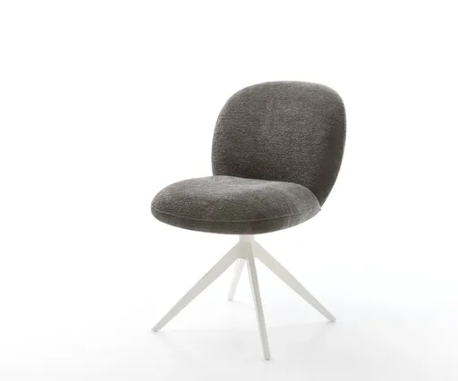 Jídelní židle Nube-Flex bouclé měkký tmavě béžová křížová