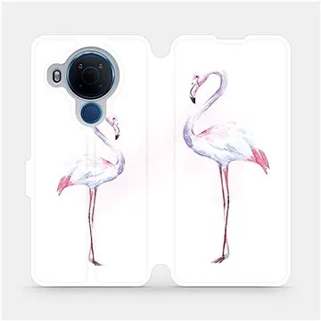 Flipové pouzdro na mobil Nokia 5.4 - M005S Plameňáci (5903516646791)