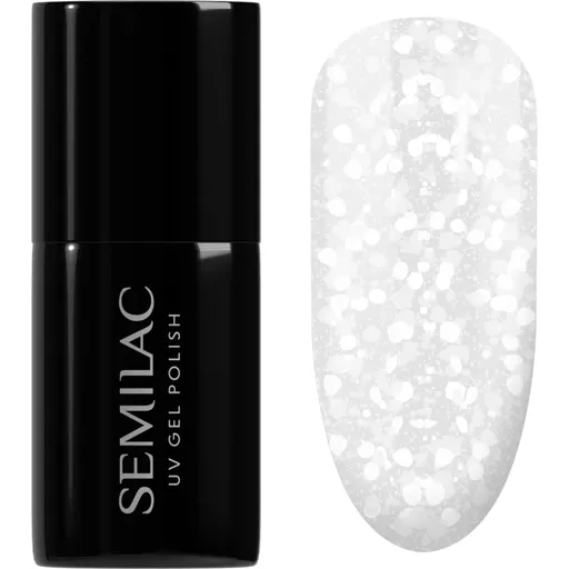 Semilac UV Hybrid Crushed_ICE gelový lak na nehty s použitím UV/LED lampy odstín 490 Ice Crushed 7 ml