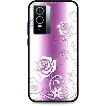 TopQ Kryt Vivo Y76 5G silikon Abstract Roses 72661 (Sun-72661)