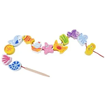 Rappa dřevěné korále navlékací mořský svět (6927049004971)