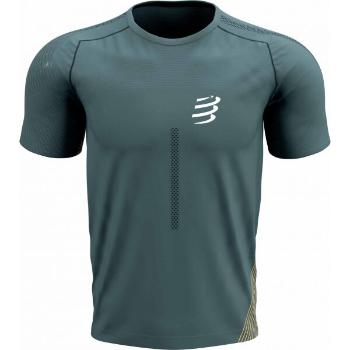 Compressport PERFORMANCE SS TSHIRT Pánské běžecké triko, zelená, velikost