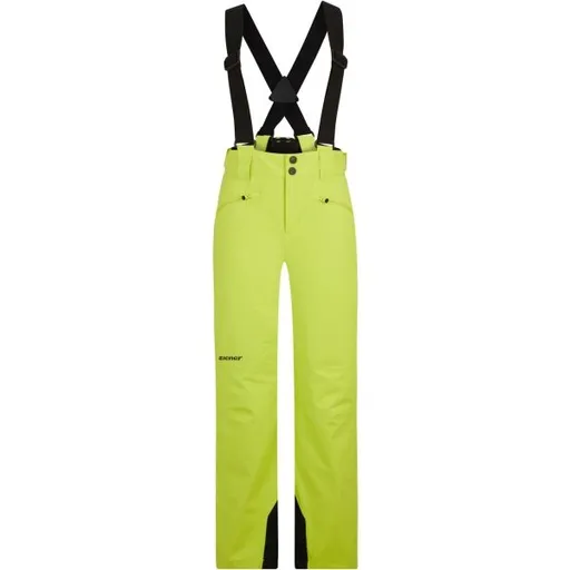 Ziener AXI Dívčí lyžařské kalhoty, reflexní neon, velikost