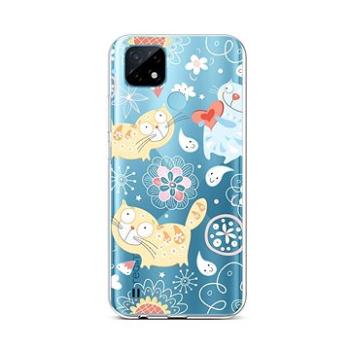 TopQ Realme C21 silikon Happy Cats 66828 (Sun-66828)