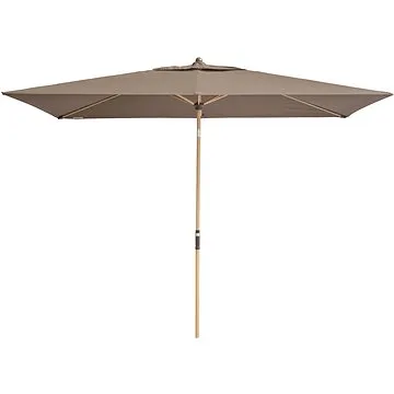 DOPPLER Slunečník zahradní ALU WOOD, greige D-846 200 x 300cm (461317846)