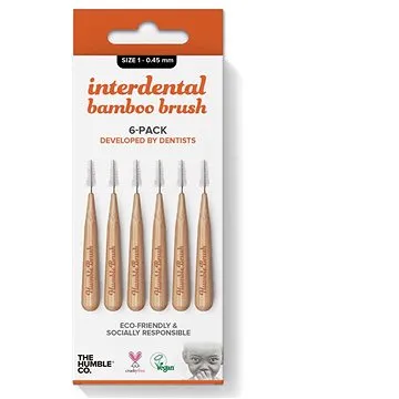 THE HUMBLE CO. Bamboo Brush 0,45 mm, 6 ks (7350075693045)