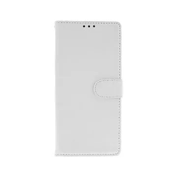 TopQ Xiaomi Redmi Note 9 knížkový bílý s přezkou 50680 (Sun-50680)