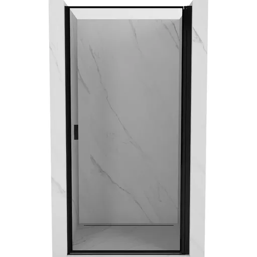 MEXEN MIST dveřní část (1d) 70x200 cm 6mm černá, okraj, pravé 8A2-070-000-70-70-P