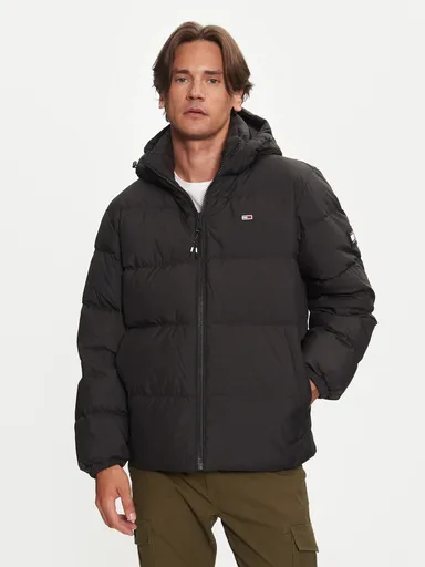 Tommy Jeans pánská černá bunda DM0DM19786 XL