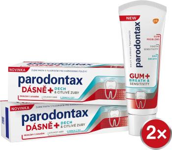 Parodontax Zubní pasta na problémy s dásněmi, dechem a citlivostí zubů Gum and Sensitive Duo 2 x 75 ml