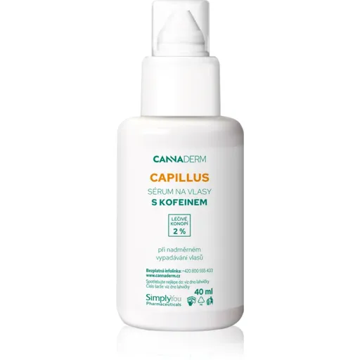 Cannaderm Capillus Kofeinové sérum na vlasy sérum na vlasy s kofeinem 40 ml