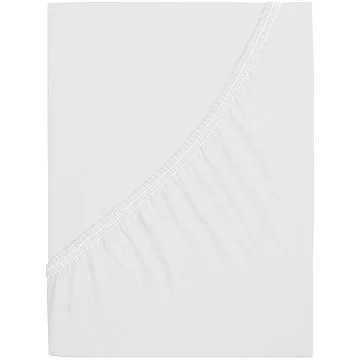 B.E.S. - Petrovice, s.r.o. Prostěradlo Jersey česaná bavlna MAKO - Bílá 140 - 160 × 200 (2-010-0400)