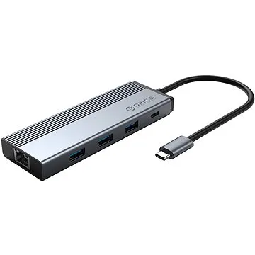 ORICO 5SXRJ-GY-BP Type-C 5 in 1 Multifunctional docking station (5SXRJ-GY-BP)