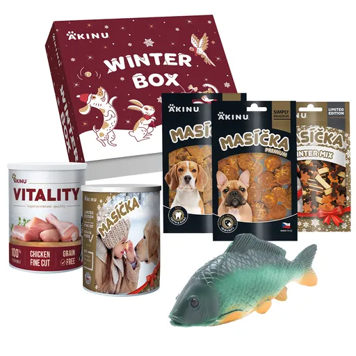 Akinu WINTER BOX Masíčka Premium pro psy