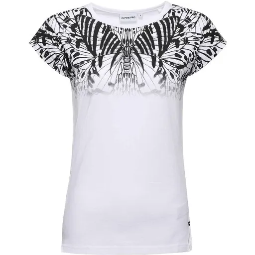ALPINE PRO LIEQA Dámské triko, bílá, velikost