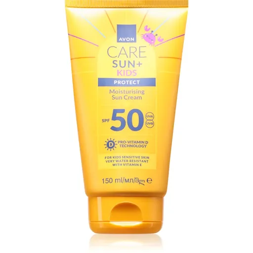 Avon Care Sun + Kids hydratační krém na opalování SPF 50 pro děti 150 ml