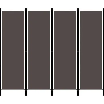 Shumee 4dílný antracitový 200×180 cm, 320721 (320721)