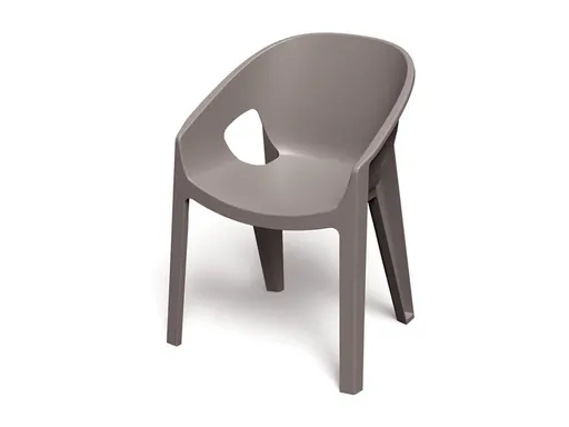 Židle zahradní PREMO 615x560x815mm - zemitě hnědá