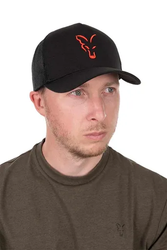 Fox Kšiltovka Collection Trucker Cap Black/Orange,Fox Kšiltovka Collection Trucker Cap Black/Orange