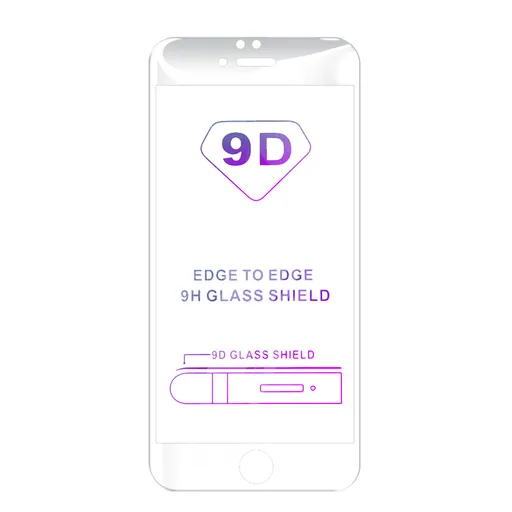 Tvrzené sklo iSaprio 9D WHITE pro iPhone 6/6S