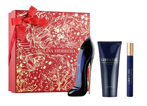 Carolina Herrera Good Girl - EDP 80 ml + tělové mléko 100 ml + EDP 10 ml