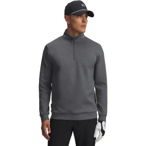 Under Armour DRIVE MIDLAYER Pánská mikina, tmavě šedá, velikost L