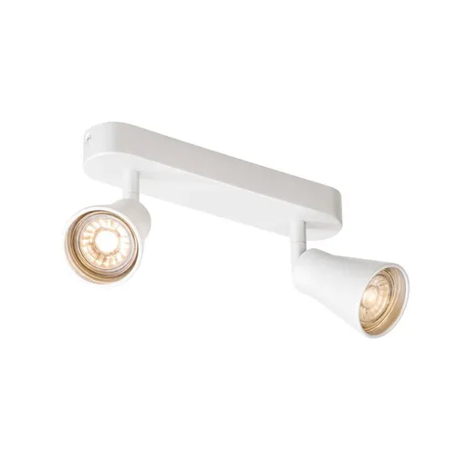 SLV BIG WHITE AVO DOUBLE nástěnné a stropní svítidlo, dvě žárovky, QPAR51, bílé, max. 2x50W 1000890