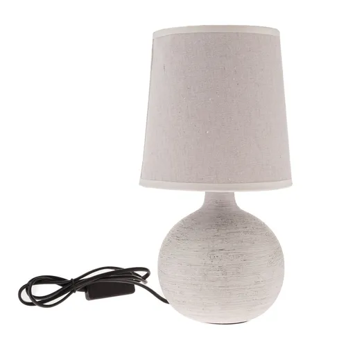 Keramická stolní lampa Luna, 29 cm, béžová