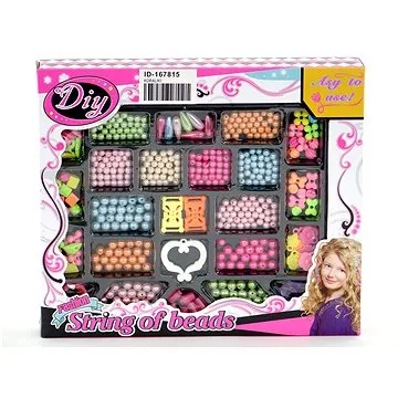 Sada korálků s doplňky; 27x23,5x4cm (5901271524545)