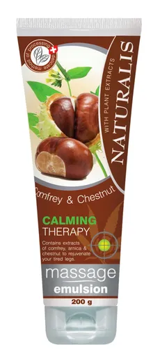 Naturalis Masážní emulze Calming Therapy Comfrey&Chestnut 200 ml