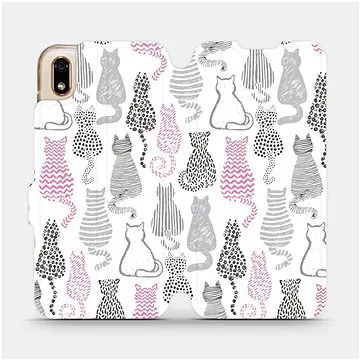 Flipové pouzdro na mobil Huawei Y5 2019 - MX01S Kočičí zádíčka (5903516001095)