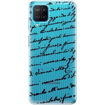 iSaprio Handwriting 01 - black pro Samsung Galaxy M12 (hawri01b-TPU3-M12)