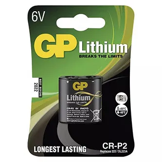 GP Jednorázová lithiová baterie CR-P2, 1-pack