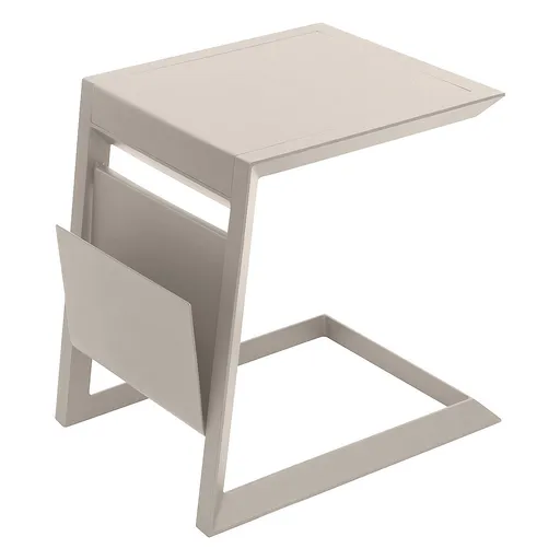 DEOKORK Kovový odkládací stolek LISABON (ivory)