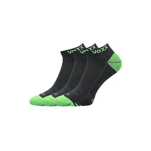 VoXX 3PACK ponožky bambusové tmavě šedé (Bojar) L