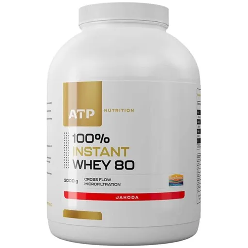 ATP NUTRITION 100% INSTANT WHEY 80 CFM 2000 G JAHODA Syrovátkový protein, , velikost